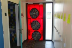 Blowerdoortest-meerdere-ventilatoren